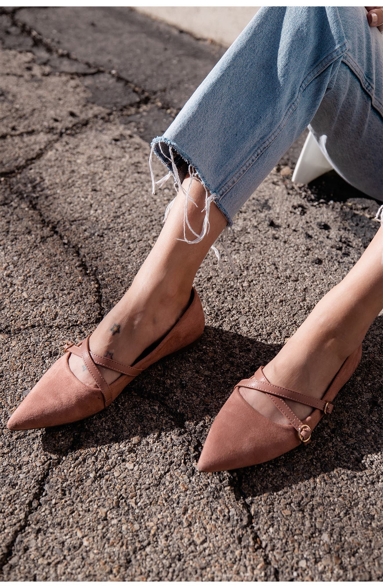 Journee Collection Patricia Flat - Wide Width, Alternate, color, Grey