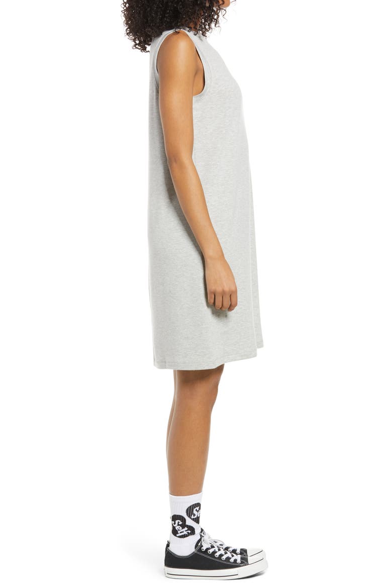 French Terry Tank Dress, Alternate, color, GREY LIGHT HEATHER