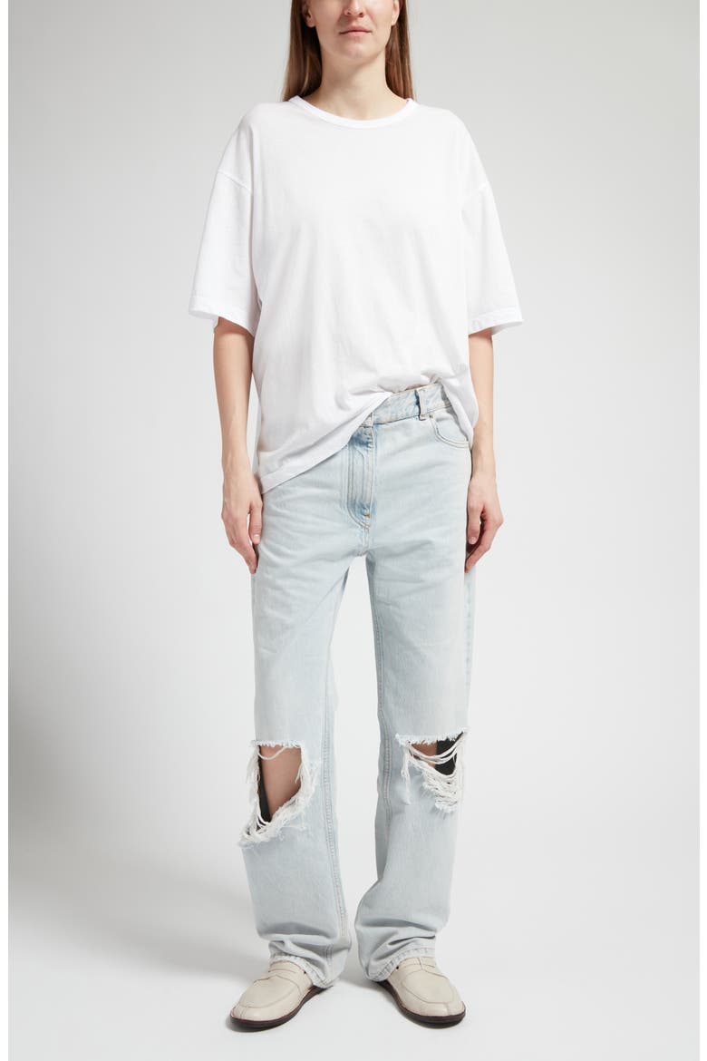 Steven Oversize Cotton T-Shirt, Alternate, color, WHITE