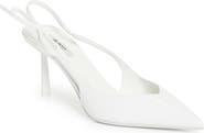 Prada Bow Ponted Toe Slingback Pump