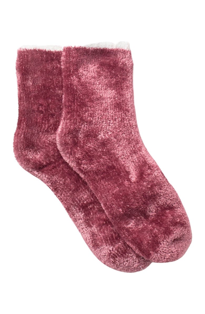 Jessica Simpson Solid Chenille Socks, Main, color, 