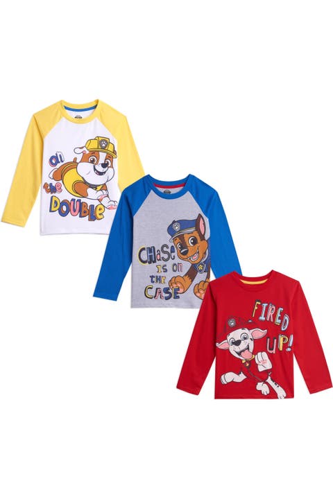 Paw Patrol 3-Pack Long Sleeve T-Shirts