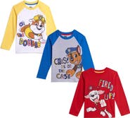 Nickelodeon Paw Patrol 3-Pack Long Sleeve T-Shirts