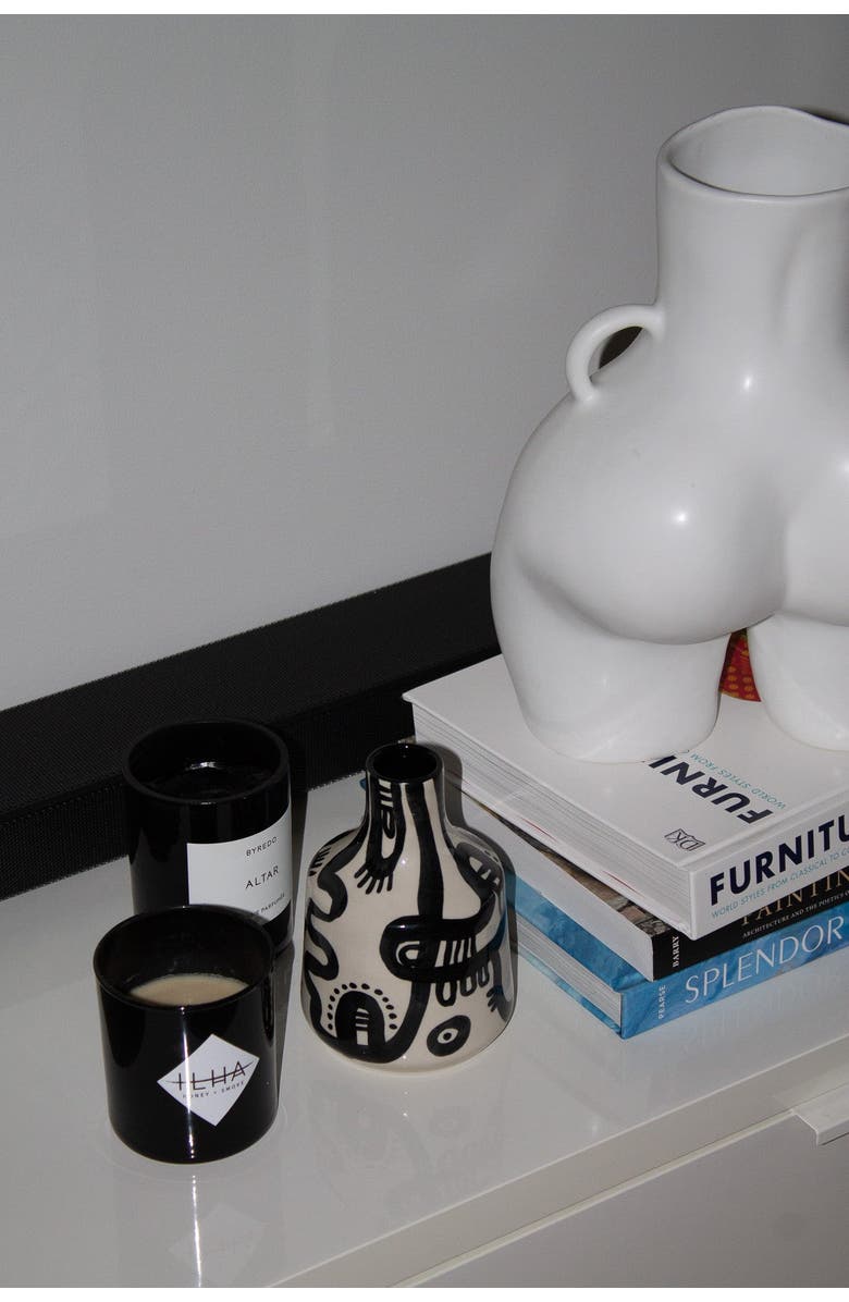 THE PARMATILE SHOP Peoplakia Vase/Carafe, Alternate, color, Black + White