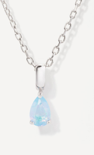 Little Sky Stone Birthstone Teardrop Necklace