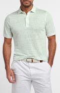 David Donahue Weekend Linen Polo