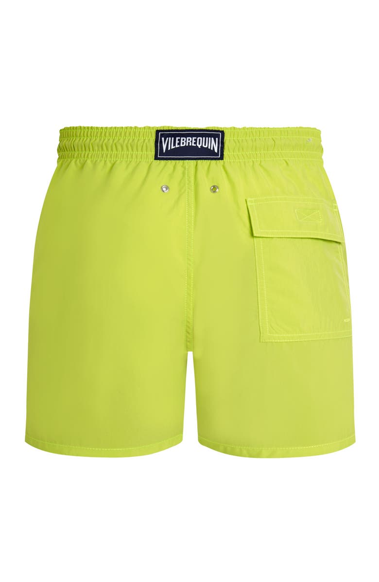 Vilebrequin Men Swim Shorts Water-reactive Hypnoctopus, Alternate, color, Acid Lime