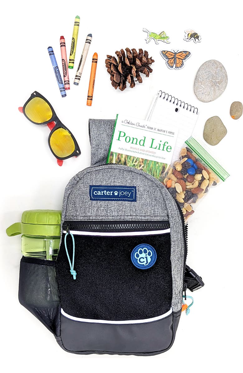 carter joey Sling Pack Heather Gray Children's Backpack, Alternate, color, Gray