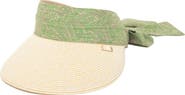 San Diego Hat Ribbon Tie Straw Visor