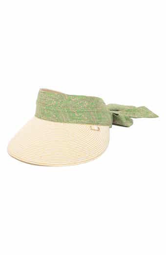 San Diego Hat Ribbon Tie Straw Visor