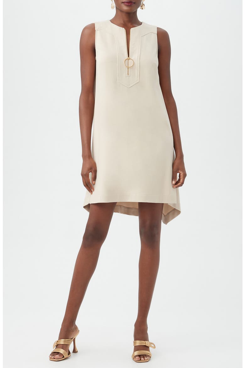 Eloise A-Line Dress, Main, color, SAHARA STONE