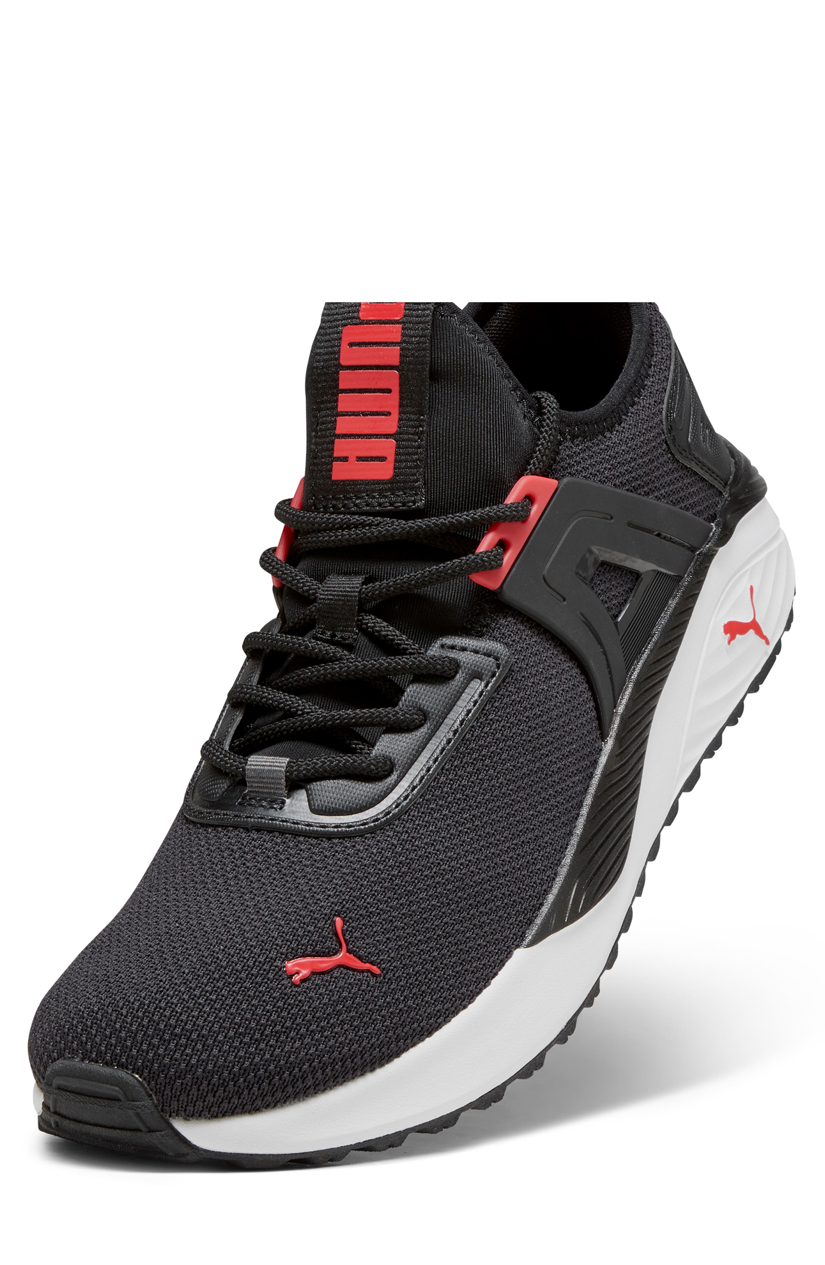 PUMA Pacer 23 Street Sneaker, Alternate, color, Puma Black-For All Time Red