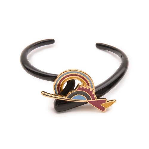 Lele Sadoughi The Met X Lele Kandinsky Violett Bangle In Black