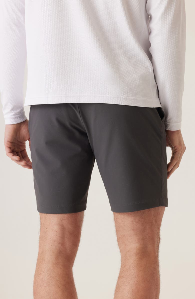 DEKE Momentum Mobile Pulse Pique Warp Knit Bermuda Shorts, Alternate, color, Shadow