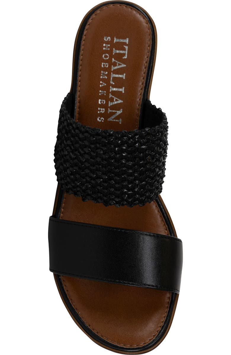 ITALIAN SHOEMAKERS Yamari Wedge Sandal, Alternate, color, Black