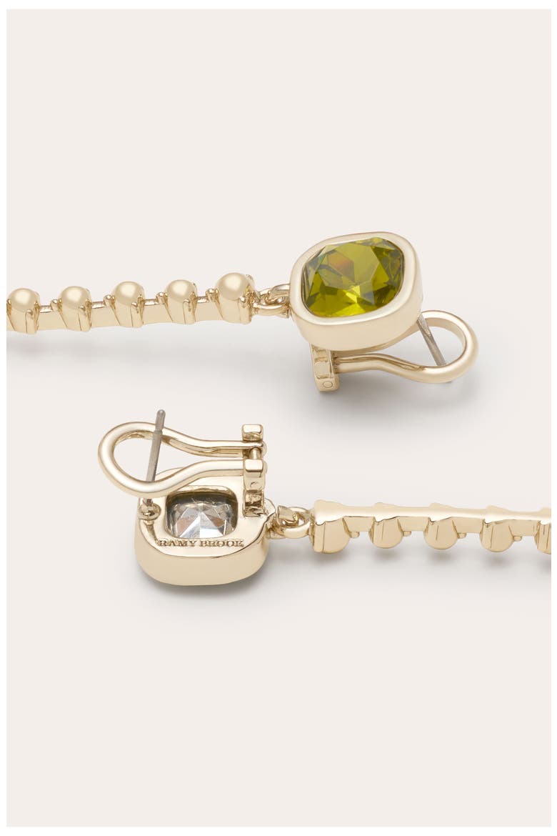 Sierra Resin Drop Earrings, Alternate, color, GREEN MULTI