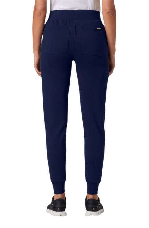 Rubi Women's 6-Pocket Slim Knit Scrub Jogger