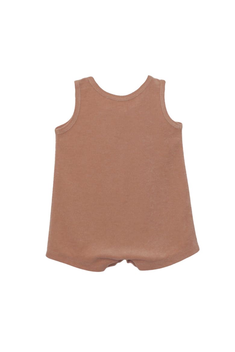 Dustin Sleeveless Romper, Alternate, color, Brown