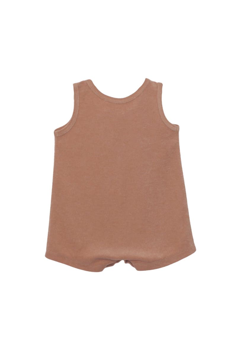 Beckett and Bear Dustin Sleeveless Romper, Alternate, color, Brown
