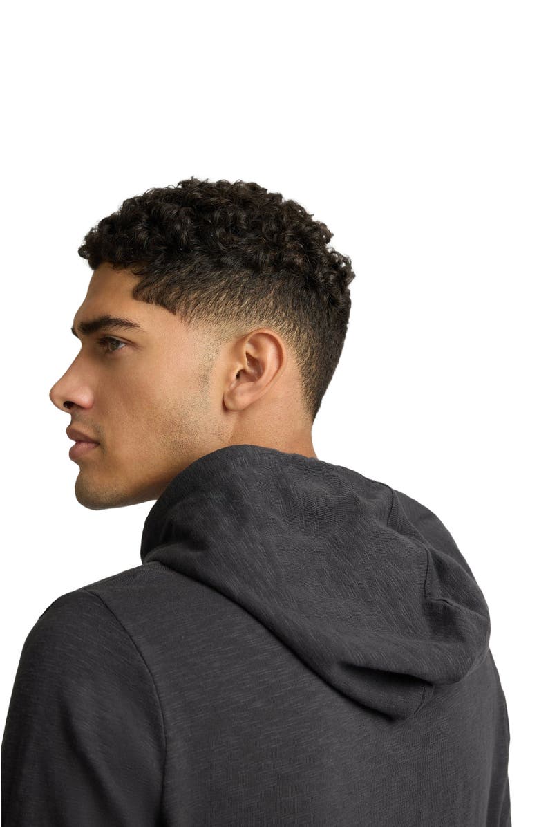 Onia Heavyweight Slub Hoodie, Alternate, color, Noir