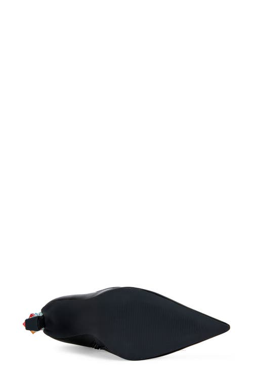 Azalea Wang Gryffon Pointed Toe Bootie In Black