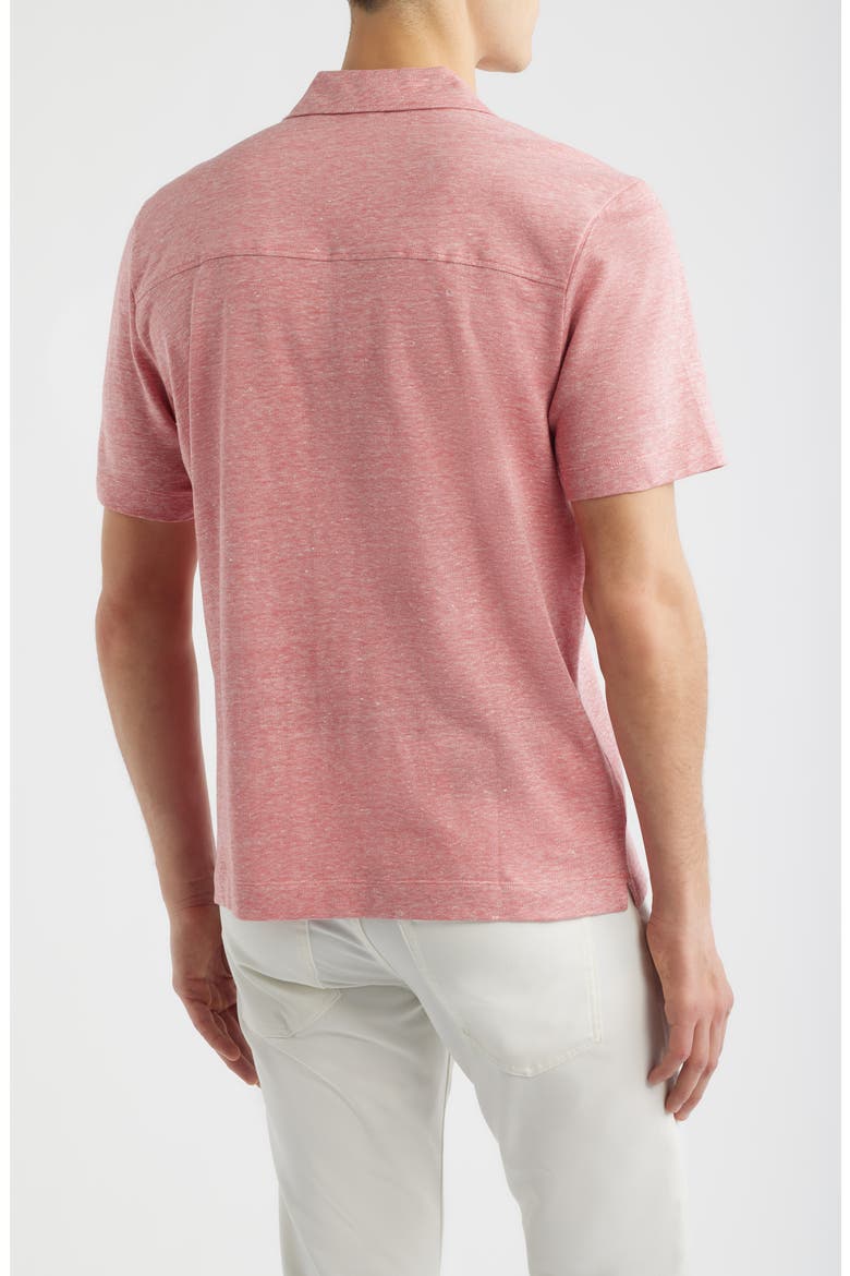 Powell Button Front Shirt, Alternate, color, MEDIUM RED