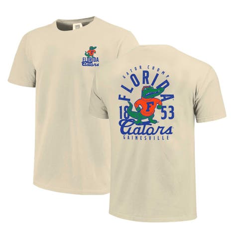 Men's Cream Florida Gators Comfort Colors Mascot Overlay T-Shirt
