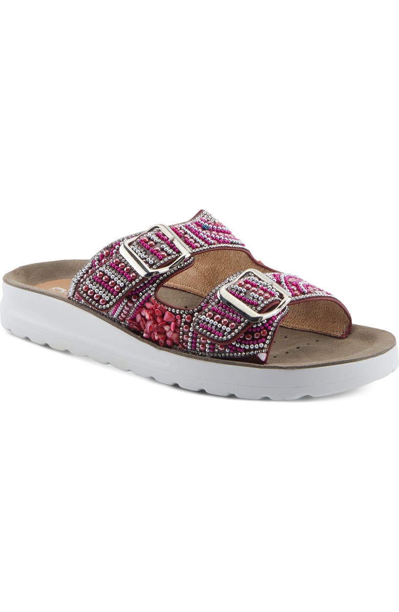 Flexus by Spring Step Cytheria Platform Wedge Slide Sandal, Main, color,