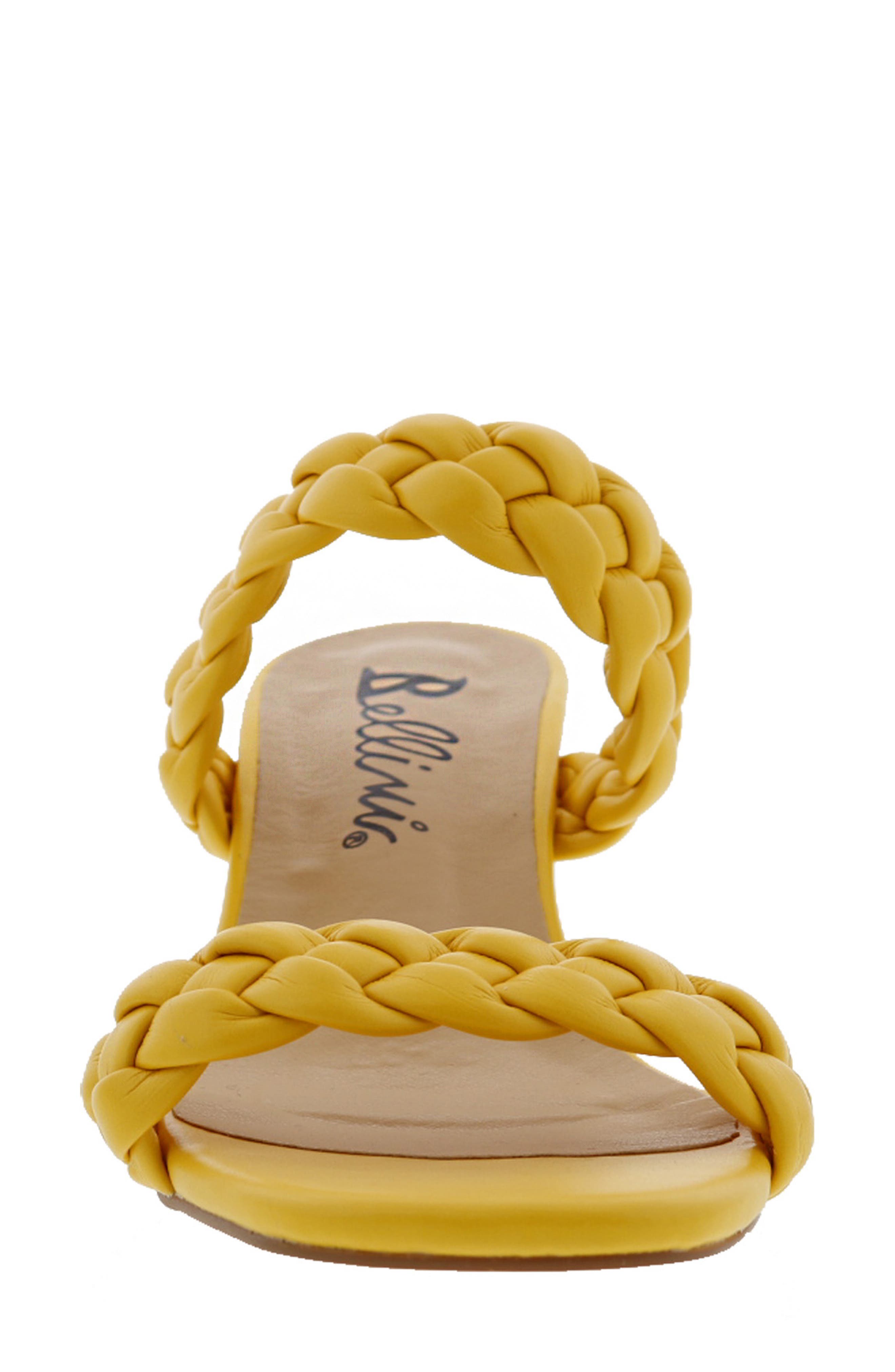 BELLINI Fuss Block Heel Sandal, Alternate, color, Yellow