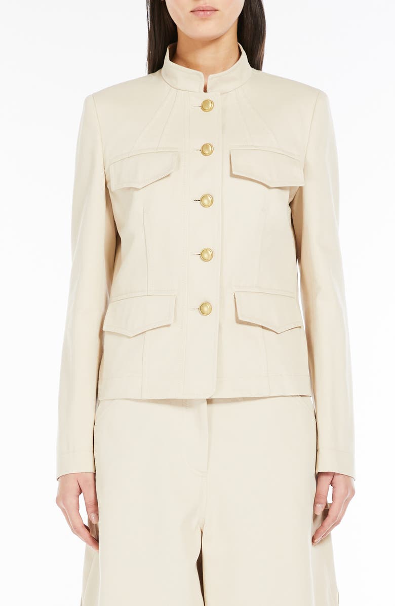 Weekend Max Mara Cotton Jacket, Main, color, 
