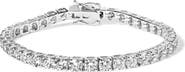 Haus of Brilliance 14K White Gold 12.00 Cttw Lab Grown Round Diamond Classic Tennis Bracelet
