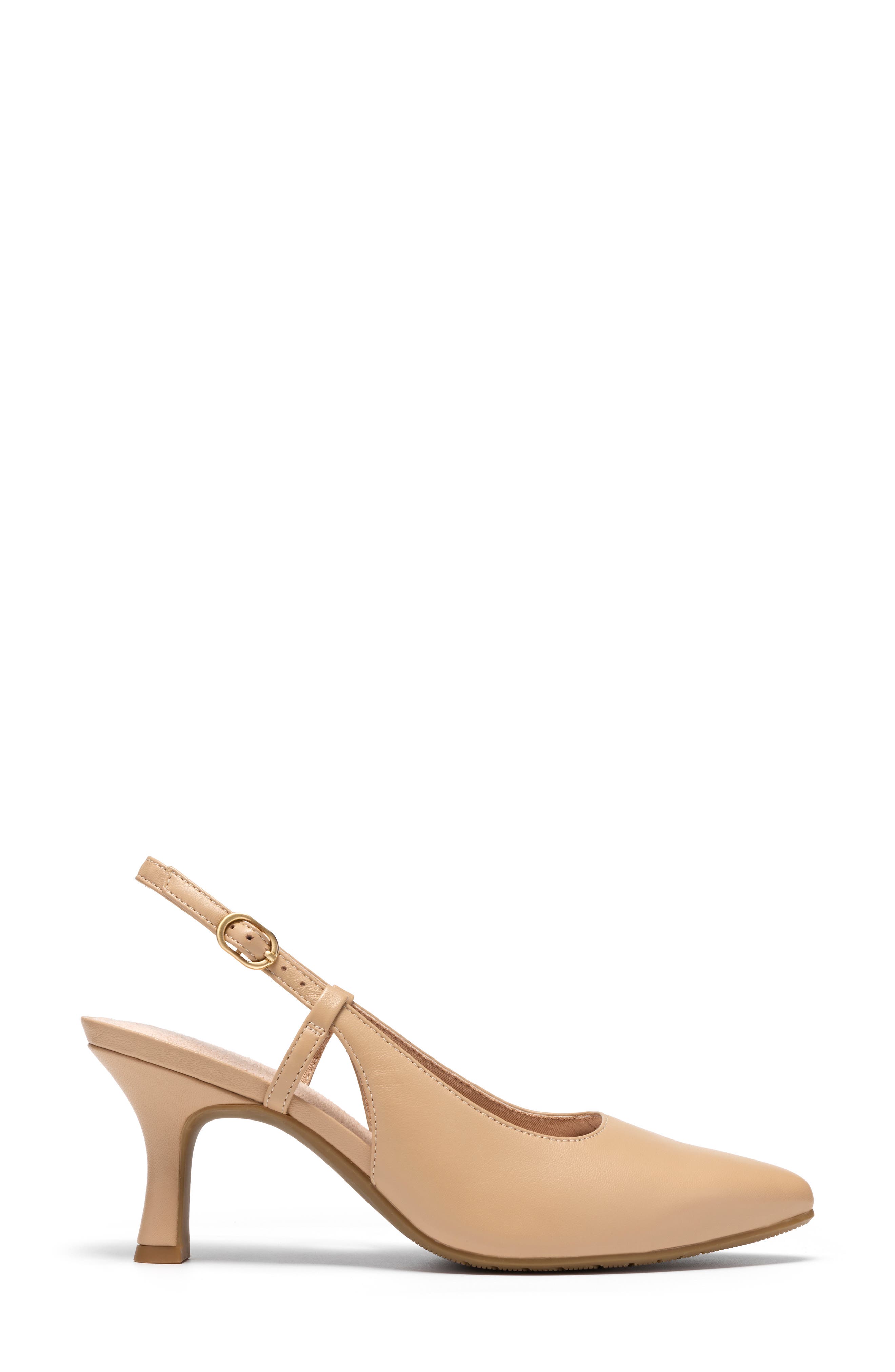 Kacelyn Slingback Pump, Alternate, color, BEIGE LEATHER