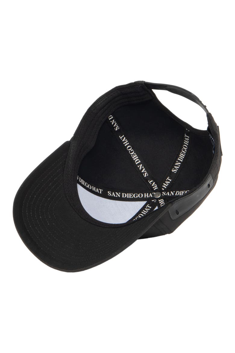 Tee Side Holder Golf Cap, Alternate, color, BLACK