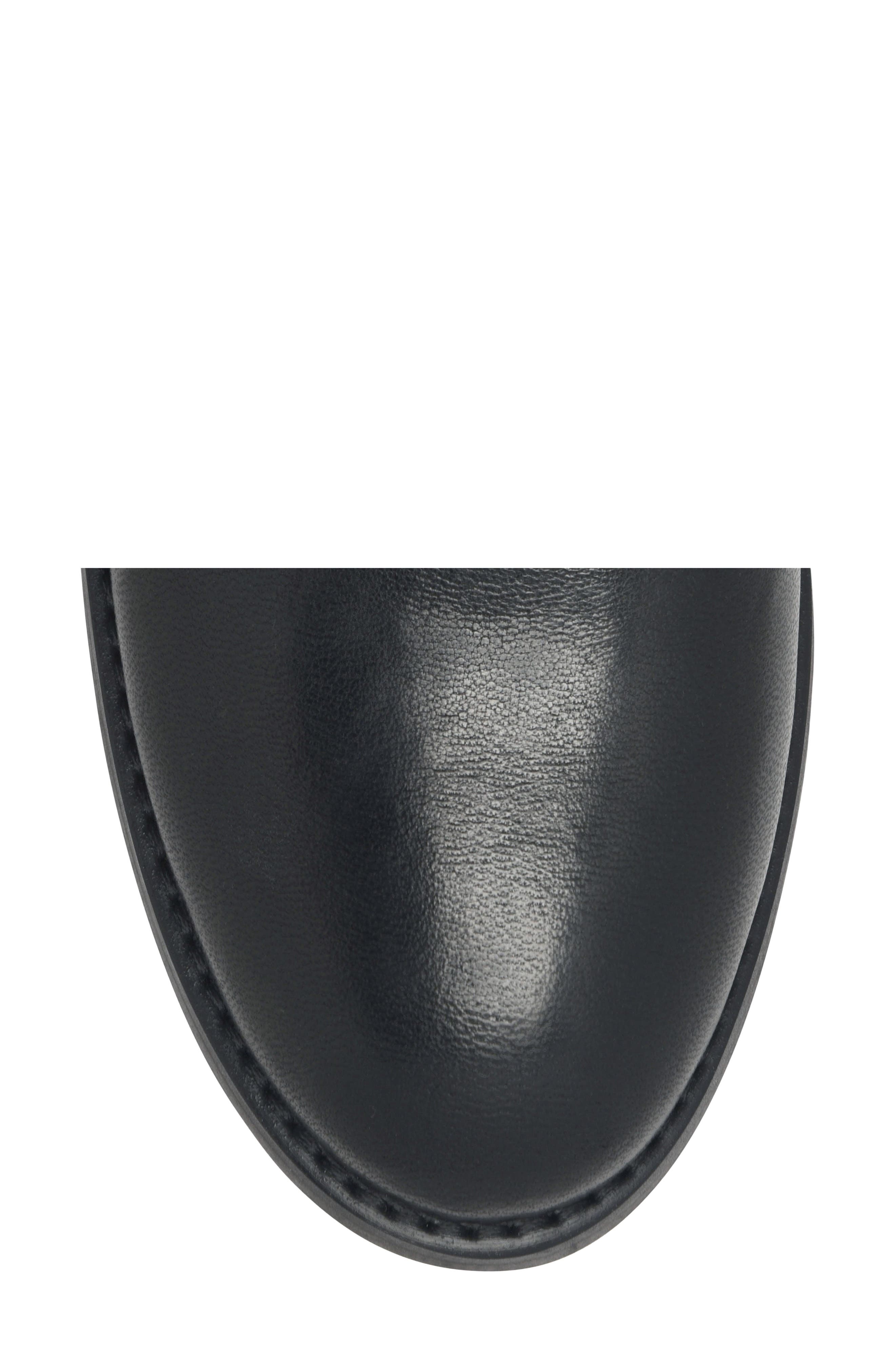 Desi Leather Bootie, Alternate, color, BLACK