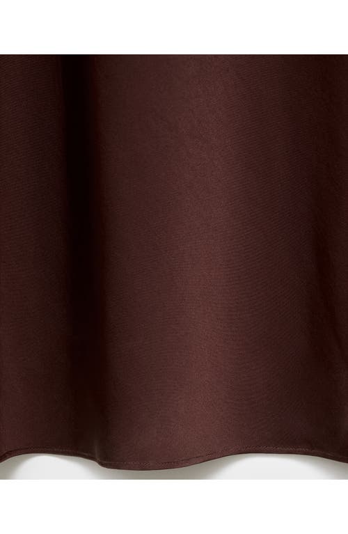 Mango Luisa Tank Dress In Brown