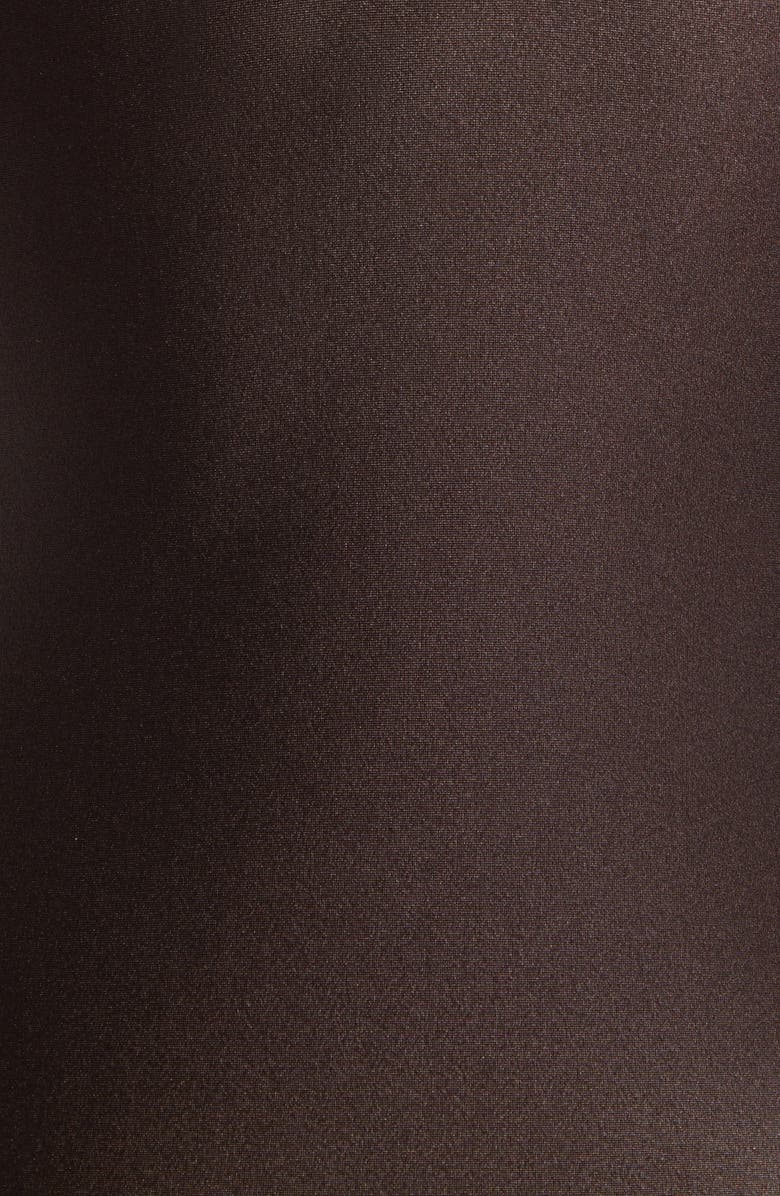 Zimmermann Awaken Asymmetric Halter One-Piece Swimsuit, Alternate, color, Sepia