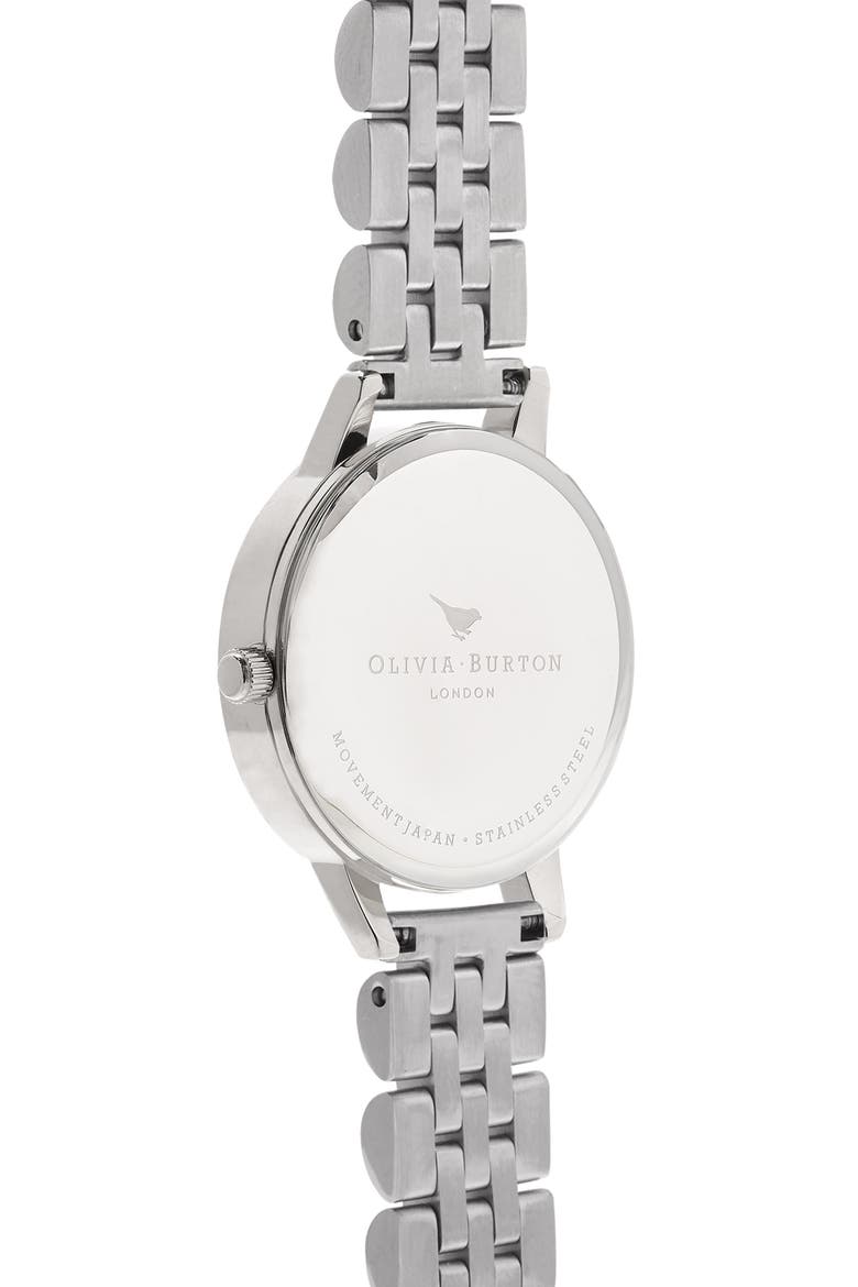 Mother-of-Pearl Bracelet Watch, 30mm, Alternate, color, SILVER/ MOP/ SILVER