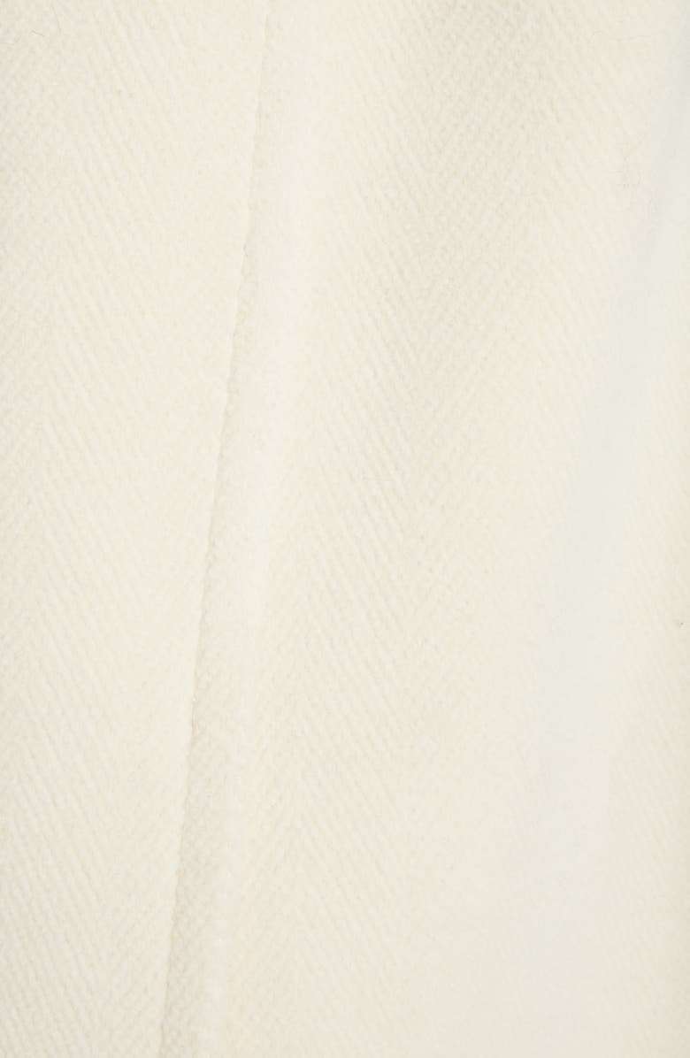 Saint Laurent Belted Wool Trench Coat, Alternate, color,