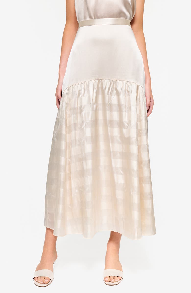 CAMI NYC Roxana Silk Skirt, Main, color, 