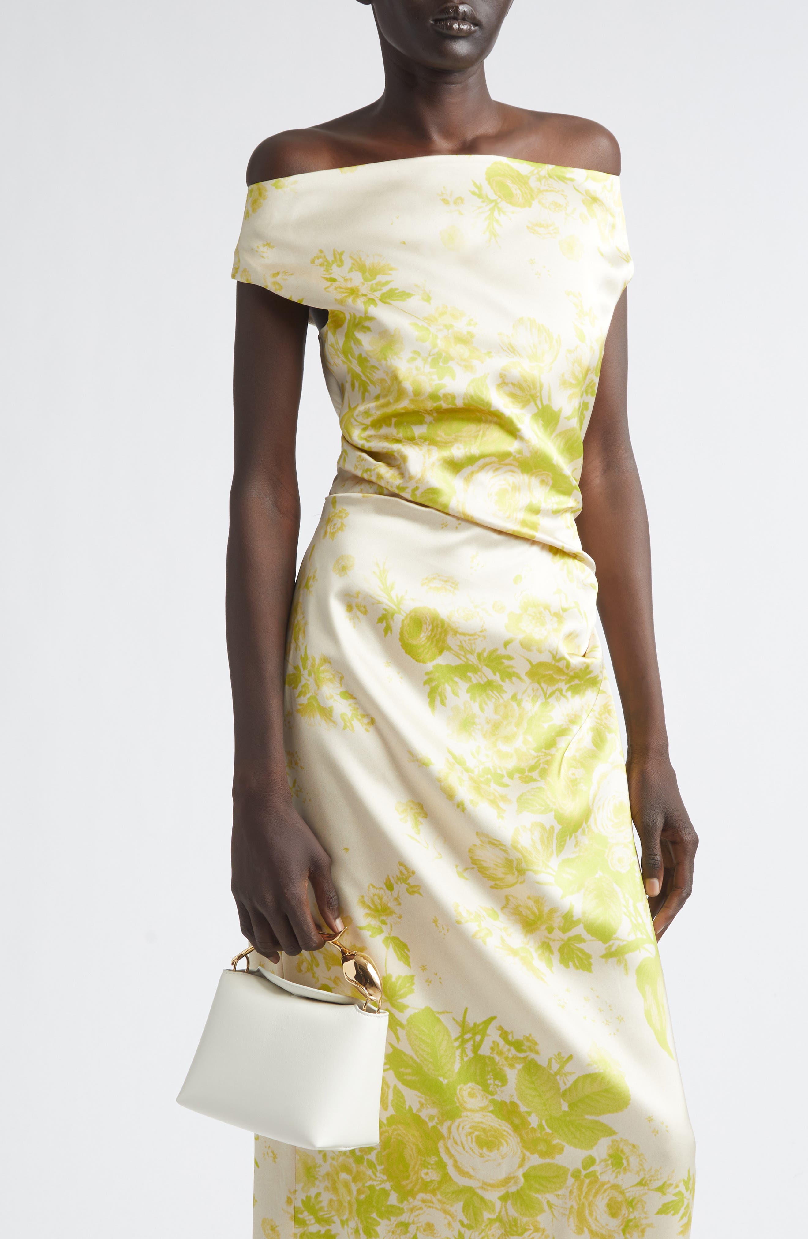 Erdem Mini Bloom Bag, Alternate, color, Porcelain