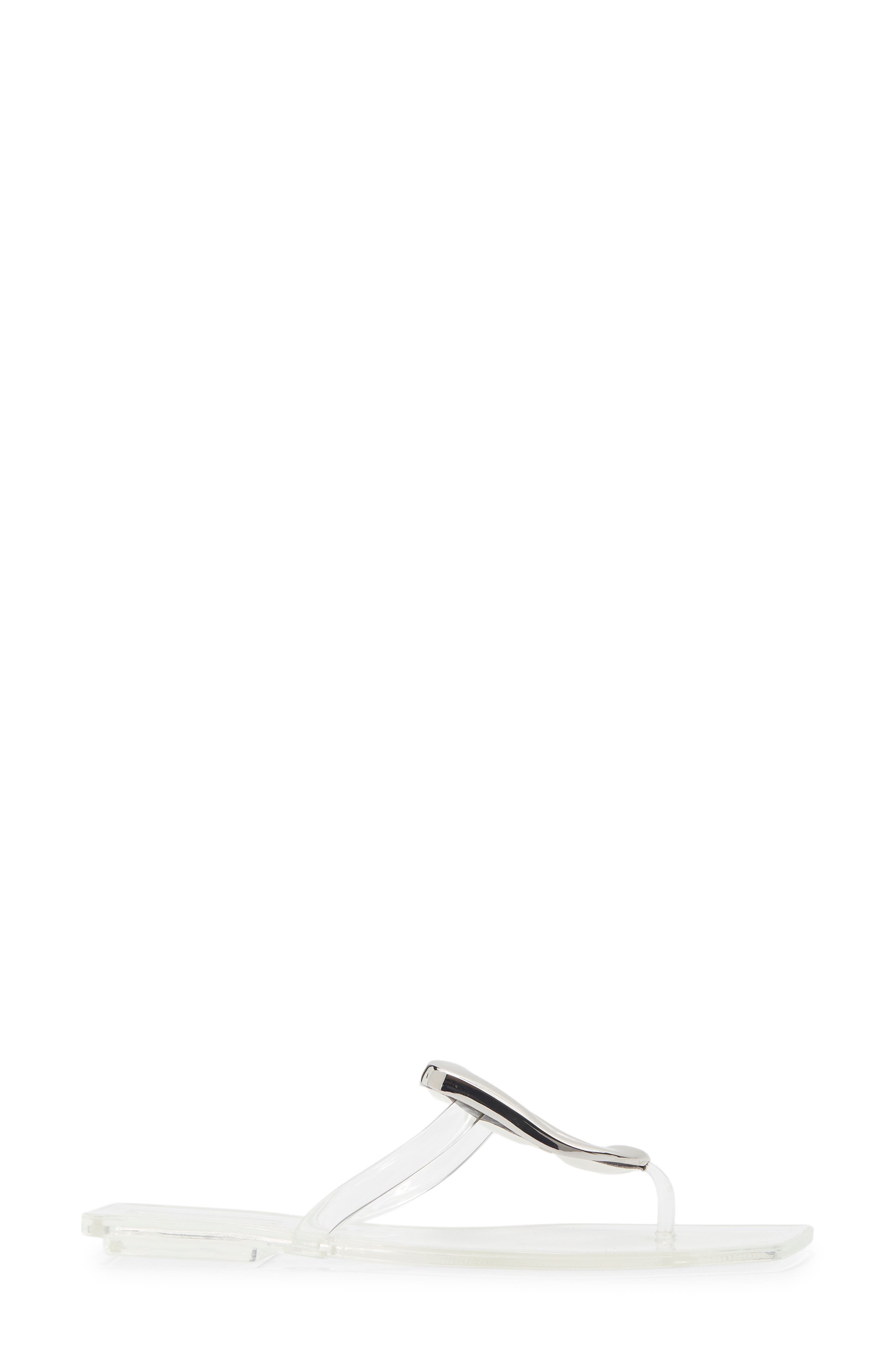Linques Flip Flop, Alternate, color, CLEAR-SILVER