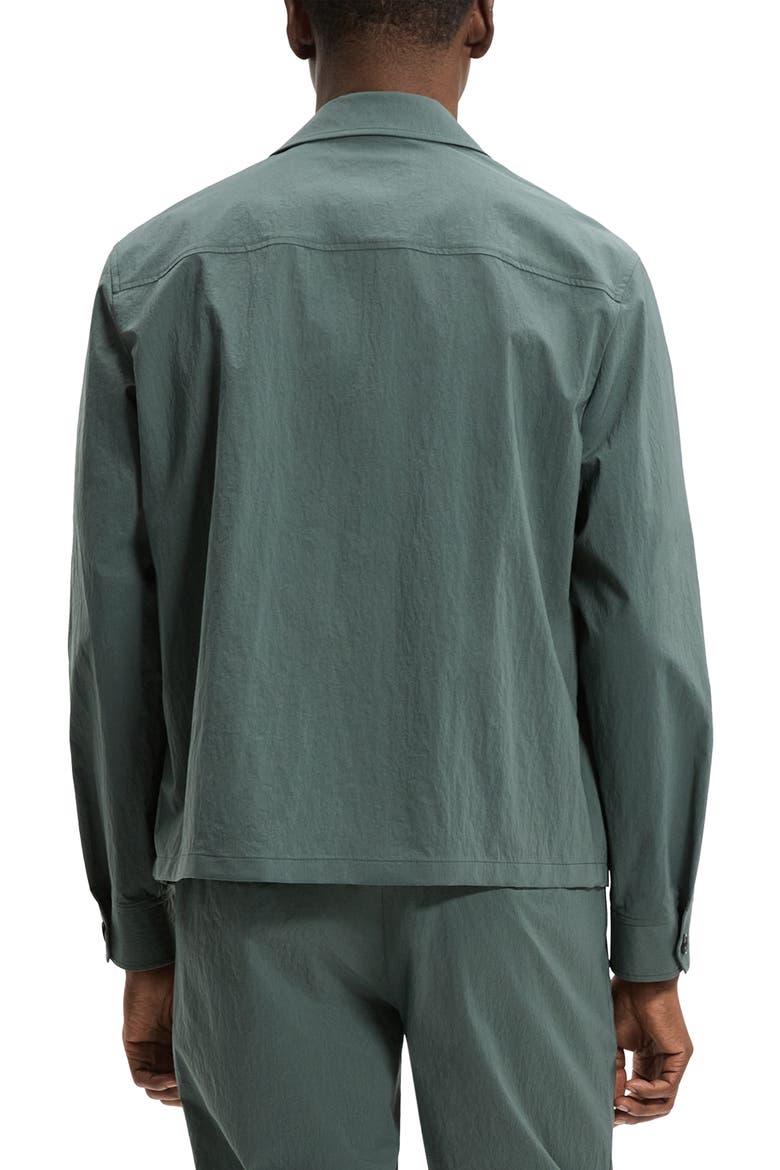 City Crinkle Zip Jacket, Alternate, color, PINE GROVE