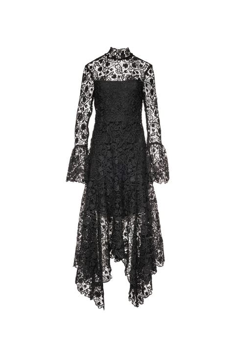 Leila High Neck Lace Dress