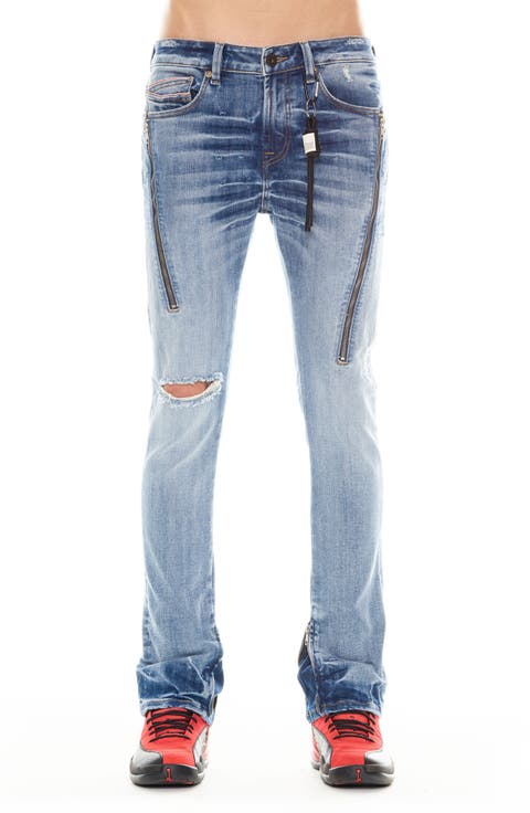 Punk Zip Superskinny Jeans (Ford) (Regular & Big)