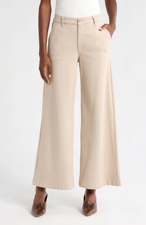 Meg High Waist Super Wide Leg Twill Pants