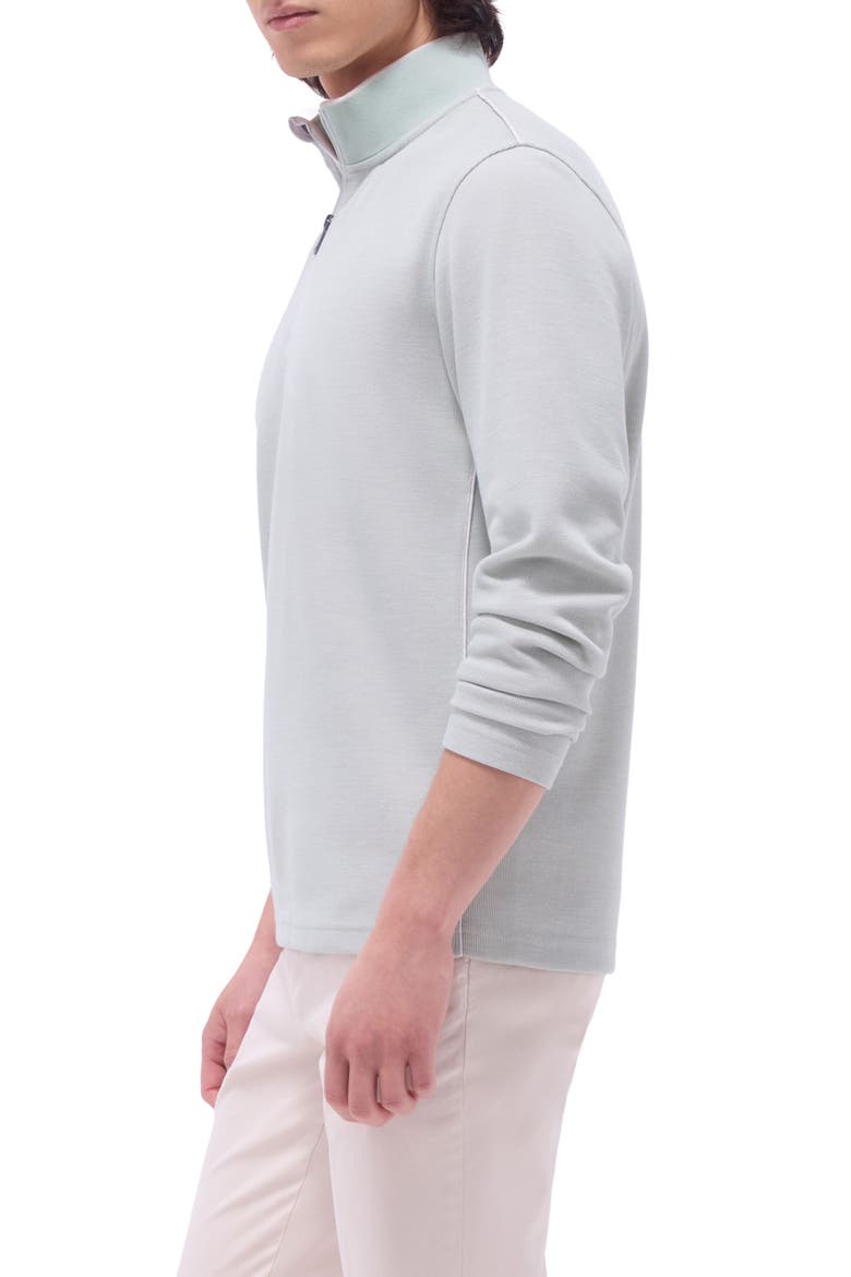 Quarter Zip Performance Pullover, Alternate, color, MINT