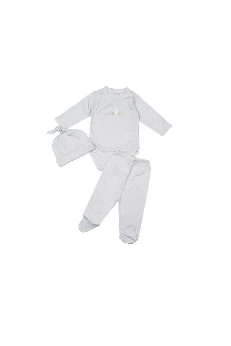 Pima Embroidered Bundle Set, Main, color, Blue Bunny