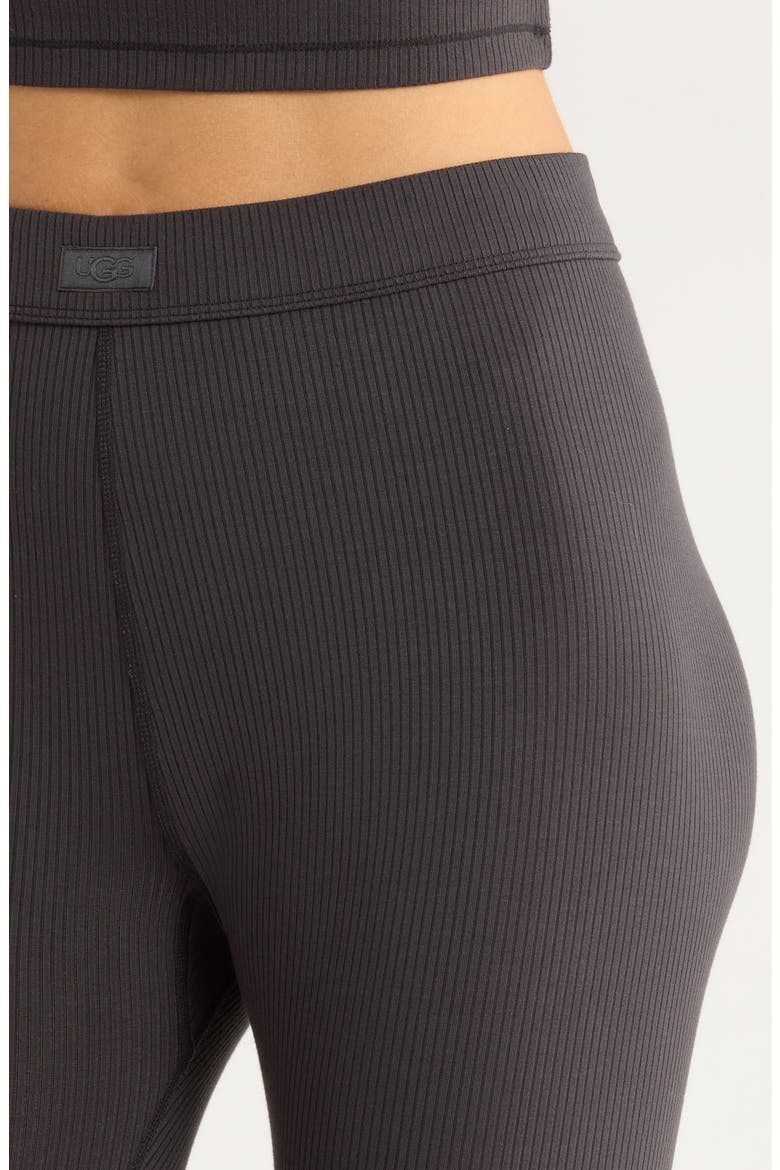 Paloma II Rib High Waist Lounge Leggings, Alternate, color, INK