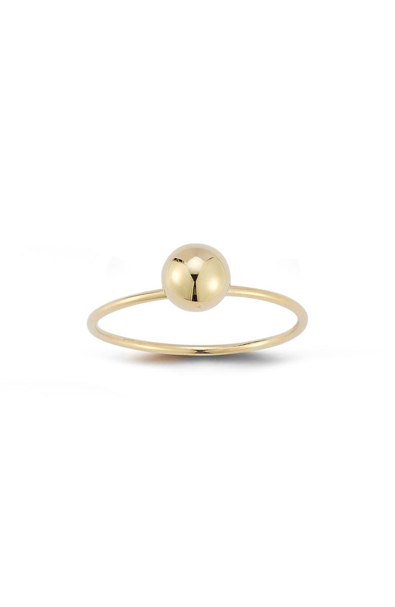 Ember Fine Jewelry 14K Gold Ball Ring, Main, color, Gold