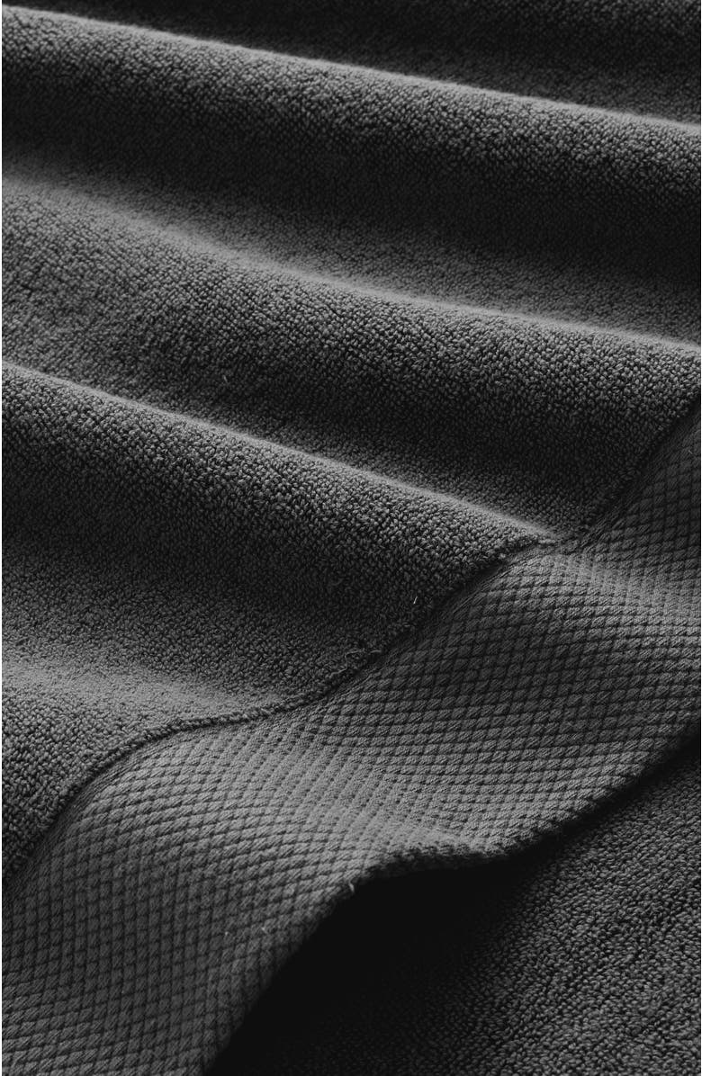 CHRISTY Luxe Heavyweight 100% Turkish Cotton Hand Towels, Alternate, color, Soot